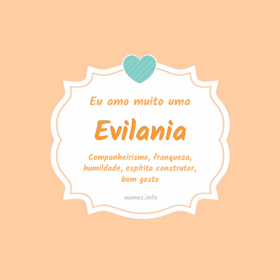 Eu amo muito Evilania