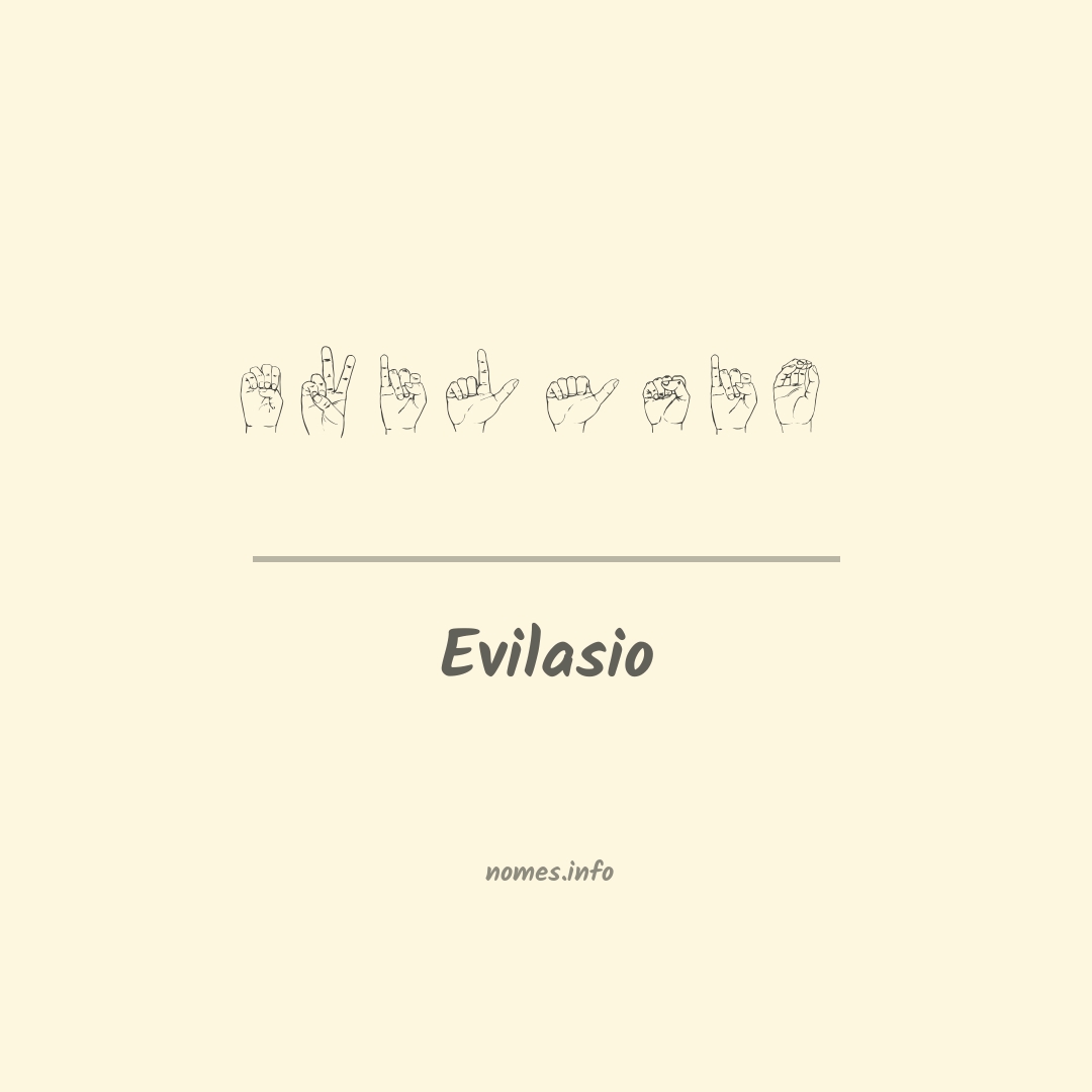 Evilasio em Libras