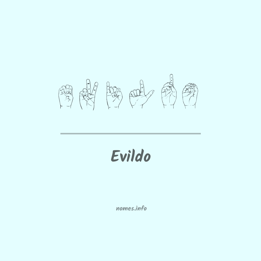 Evildo em Libras