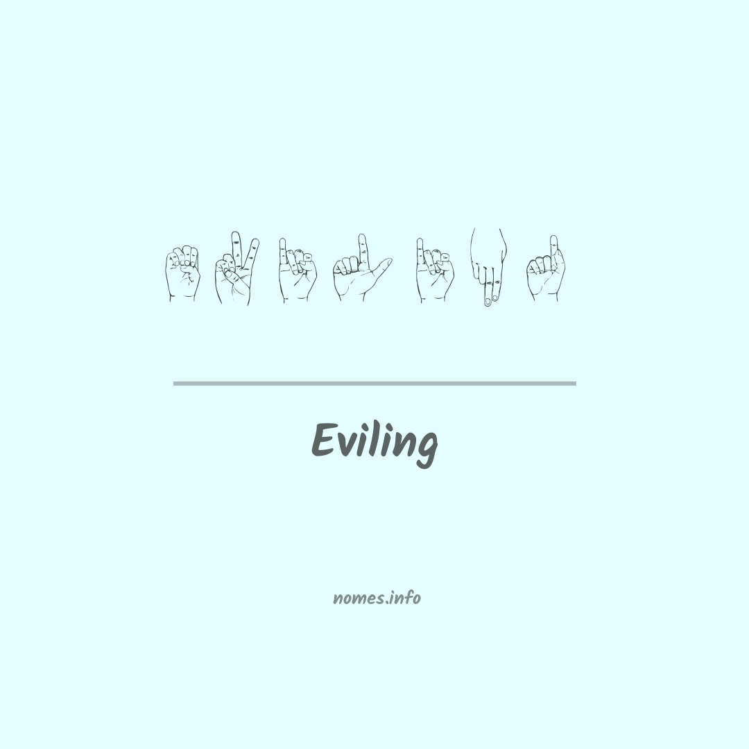 Eviling em Libras