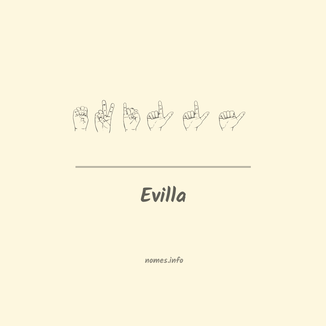 Evilla em Libras Evilla em Libras