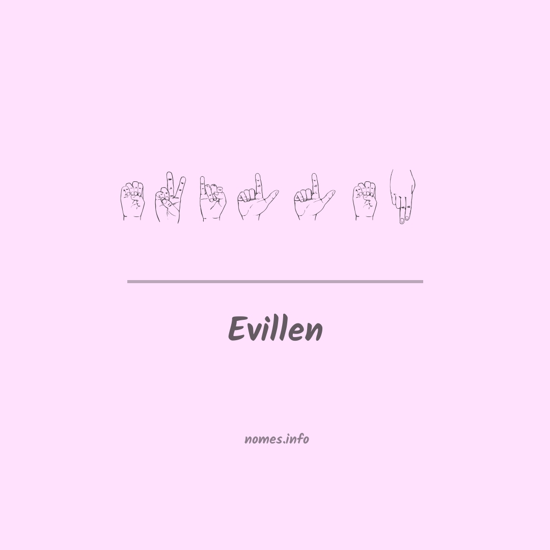 Evillen em Libras