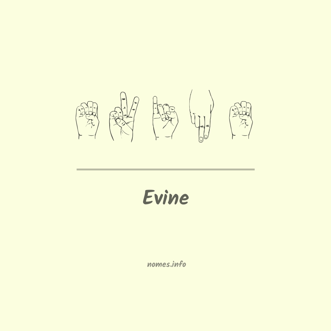 Evine em Libras