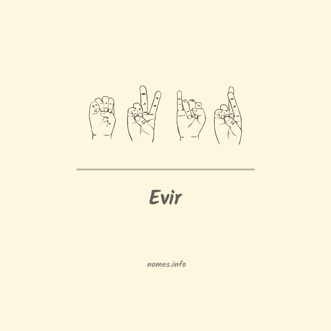 Evir em Libras