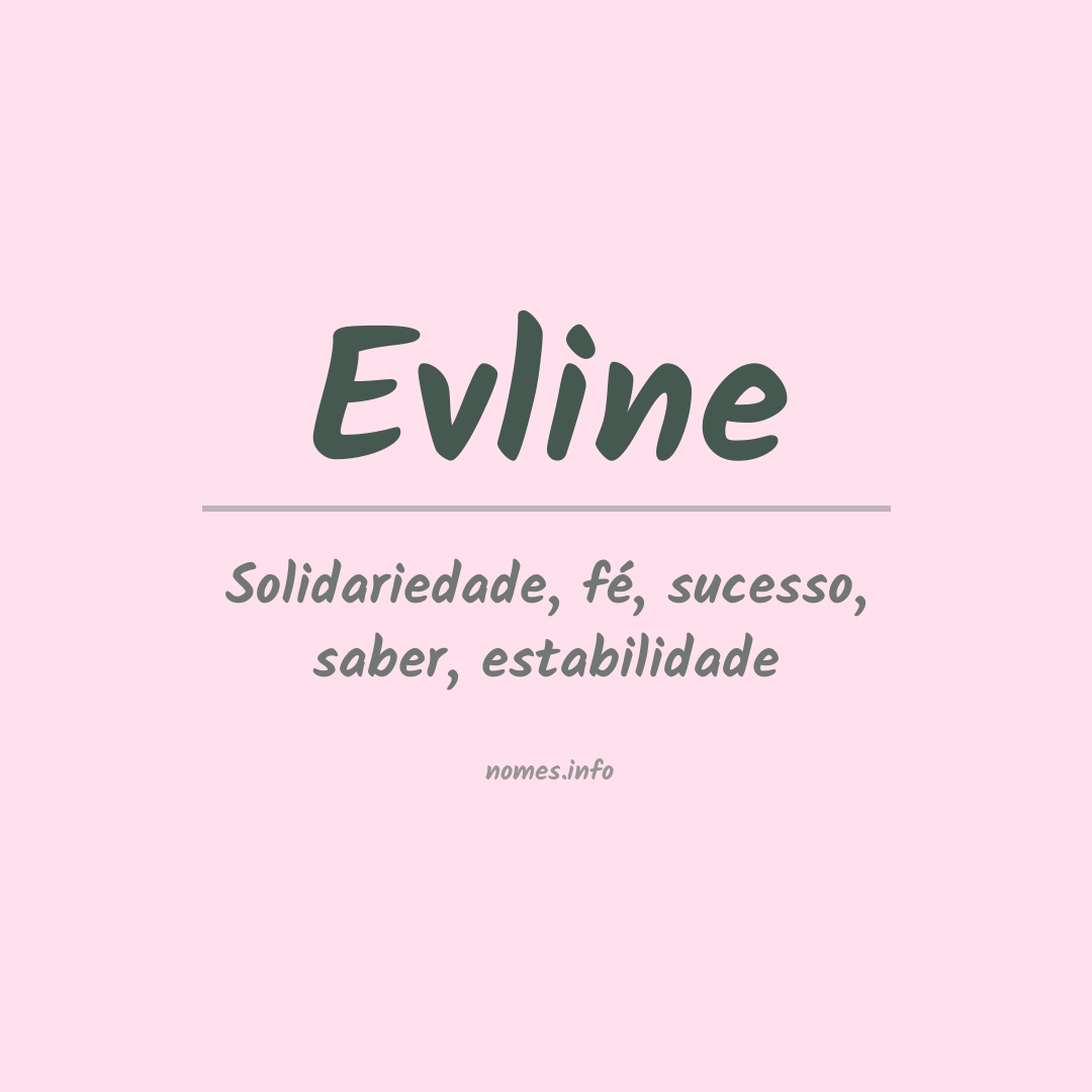 Significado do nome Evline