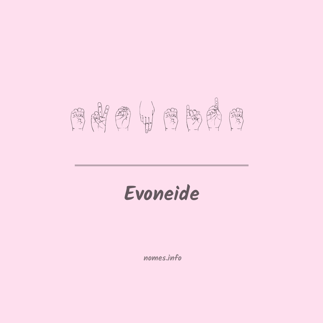 Evoneide em Libras