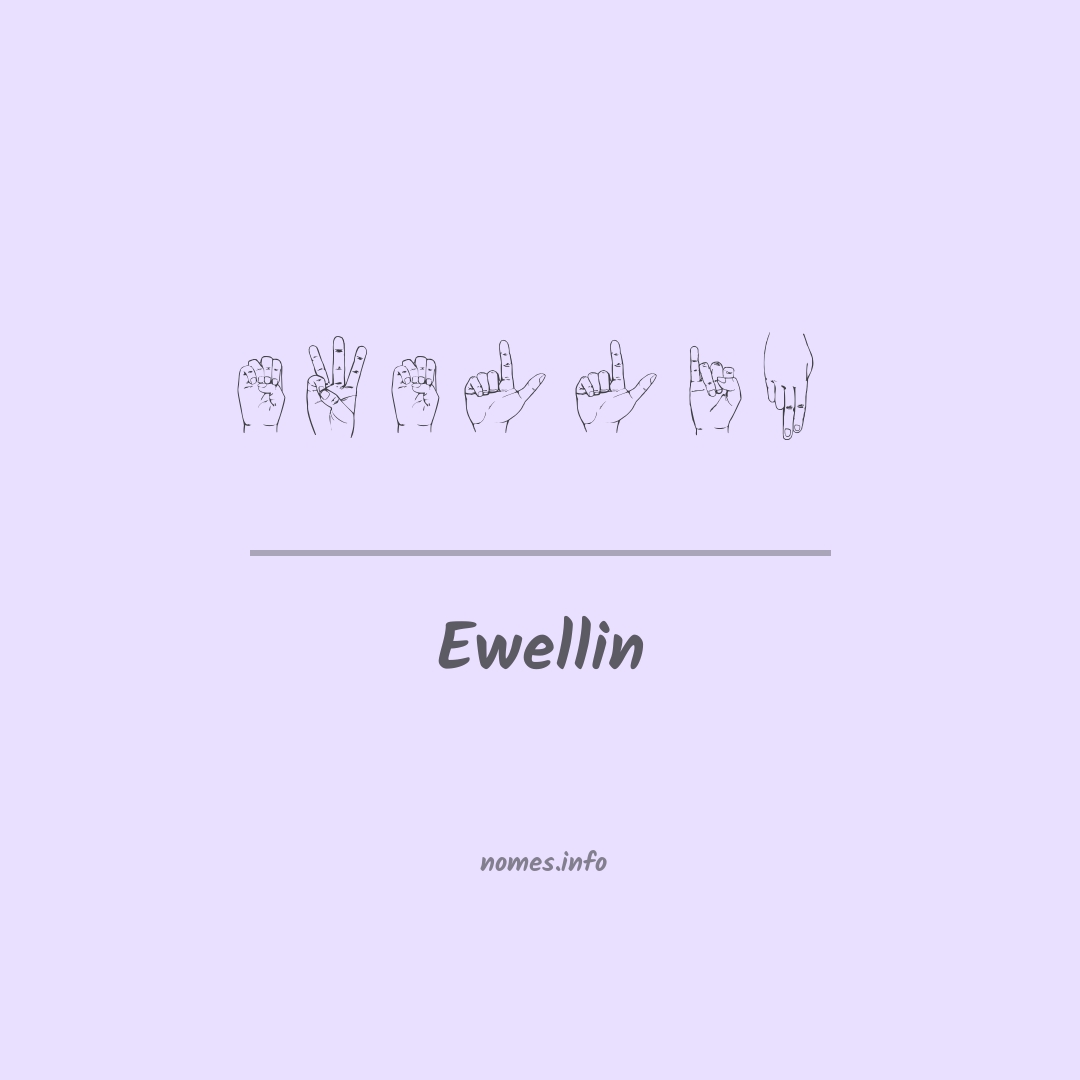 Ewellin em Libras