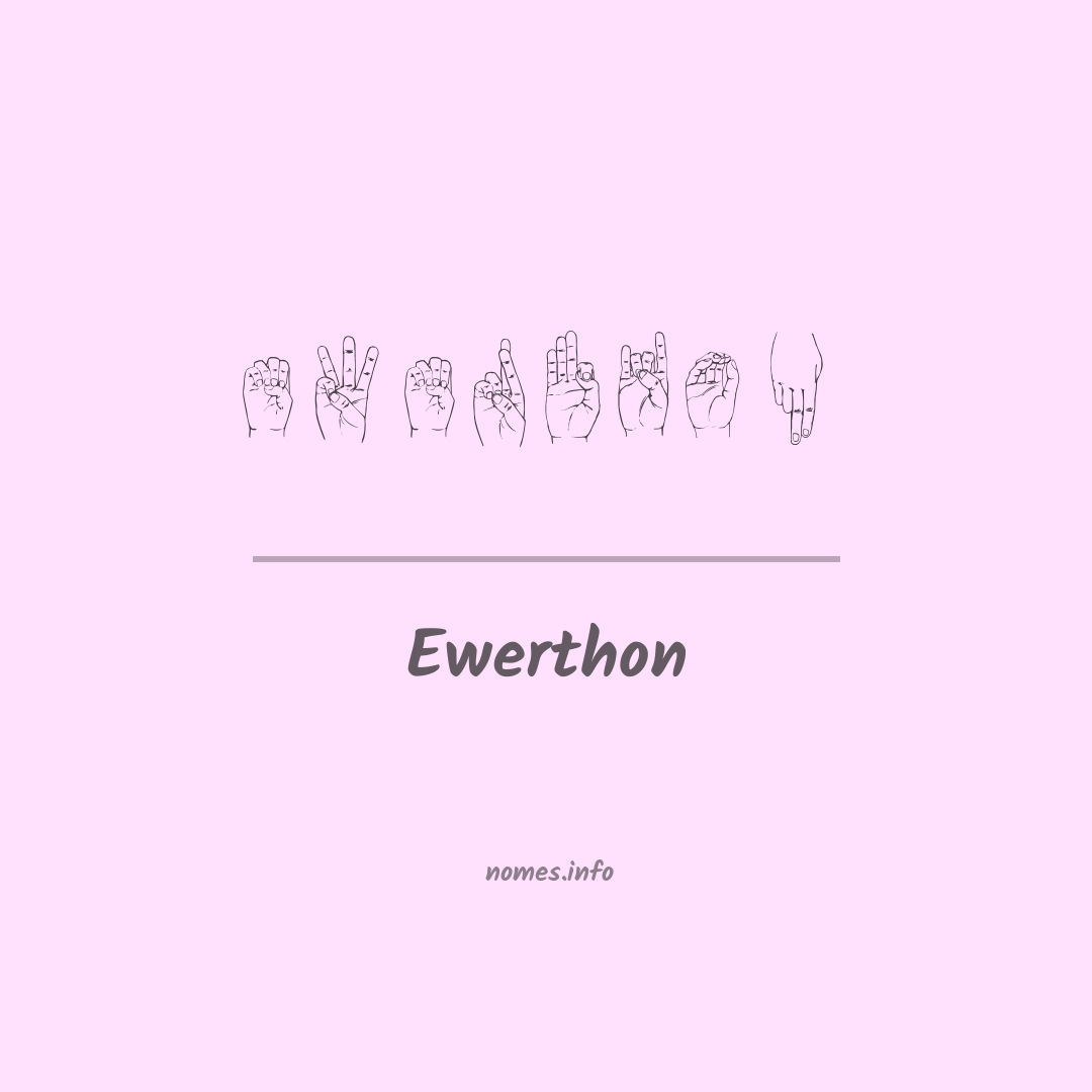 Ewerthon em Libras