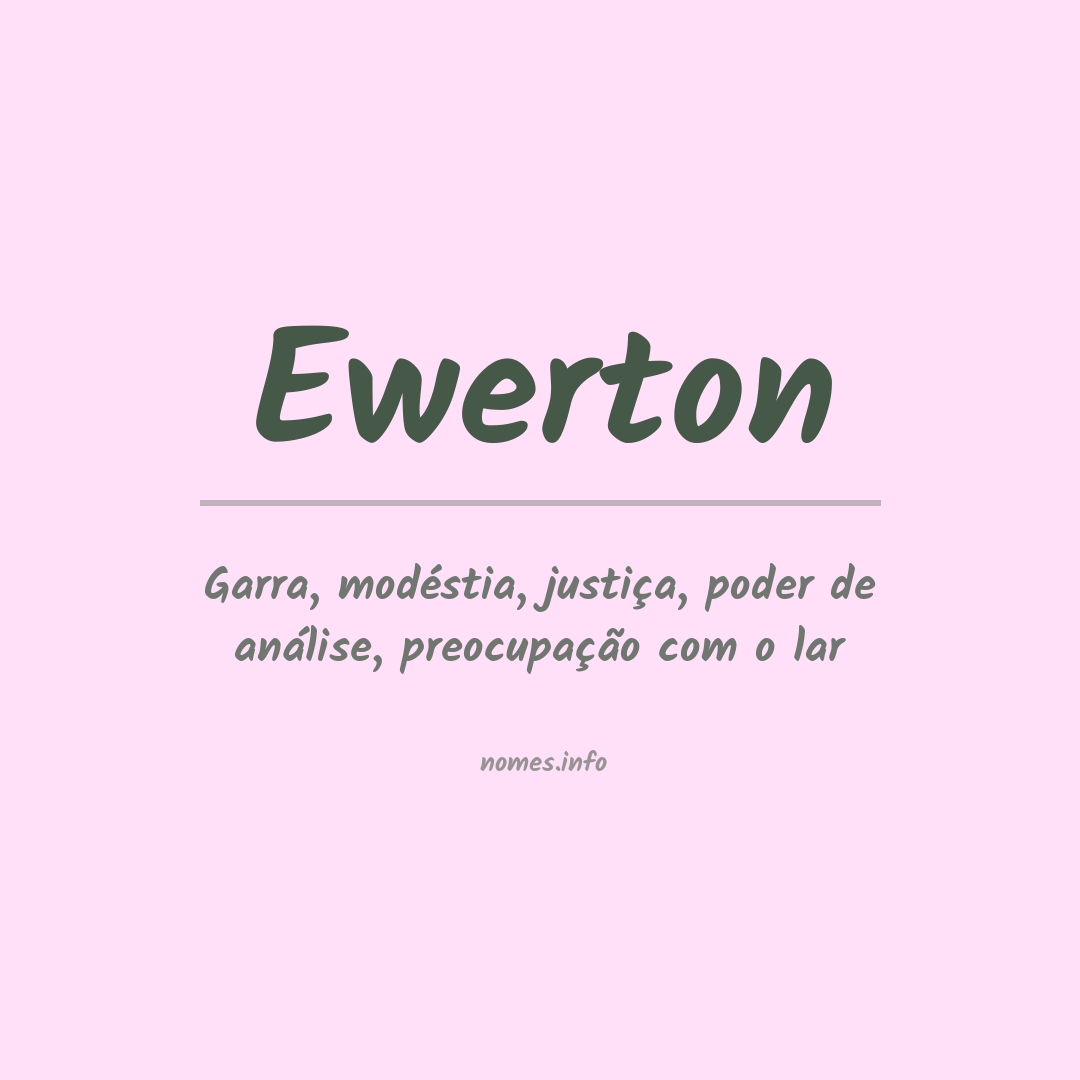 Significado do nome Ewerton