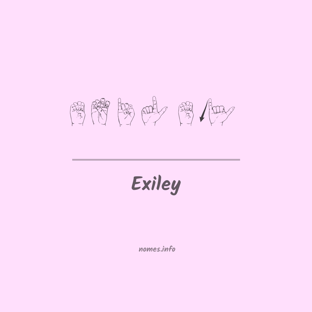 Exiley em Libras Exiley em Libras