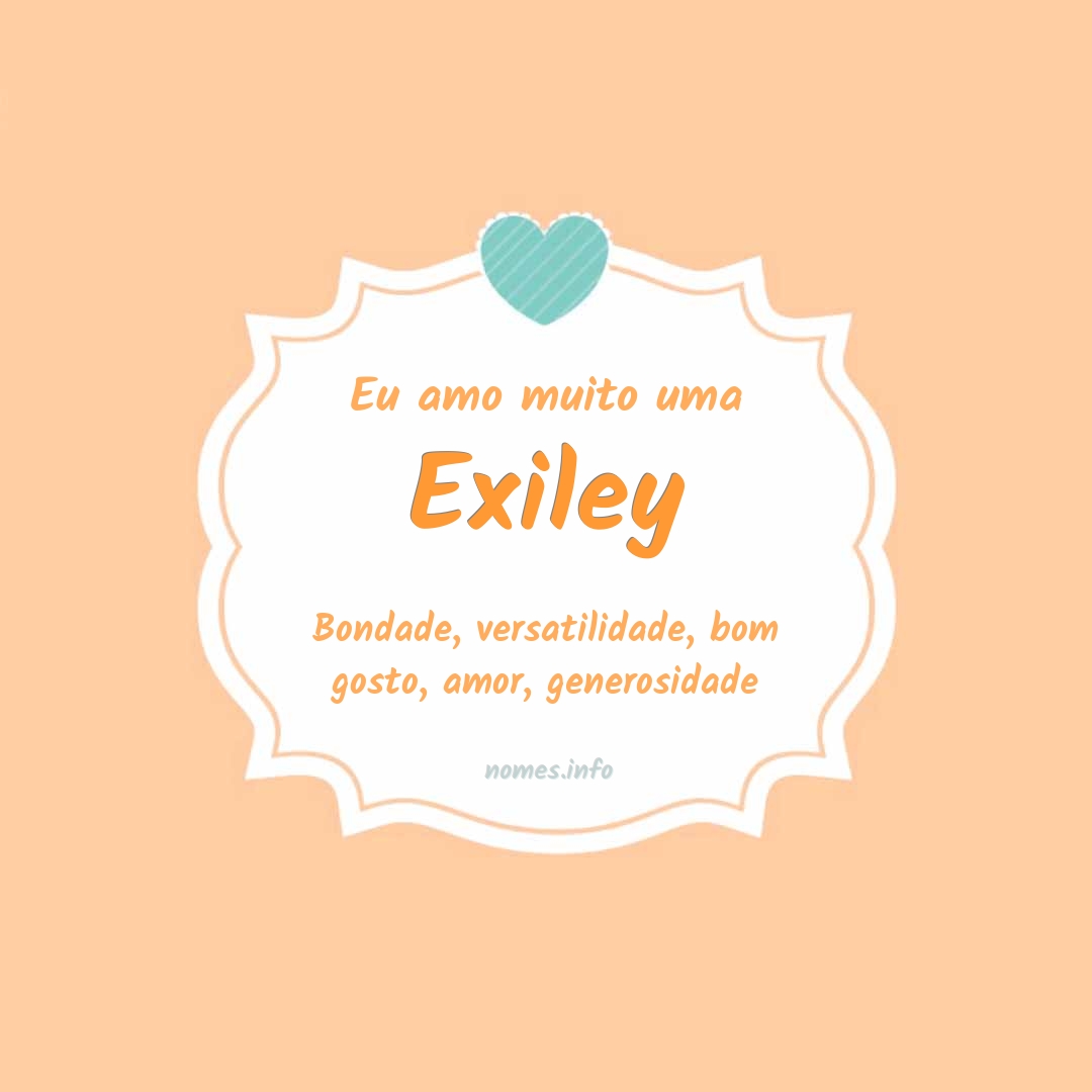Eu amo muito Exiley Eu amo muito Exiley