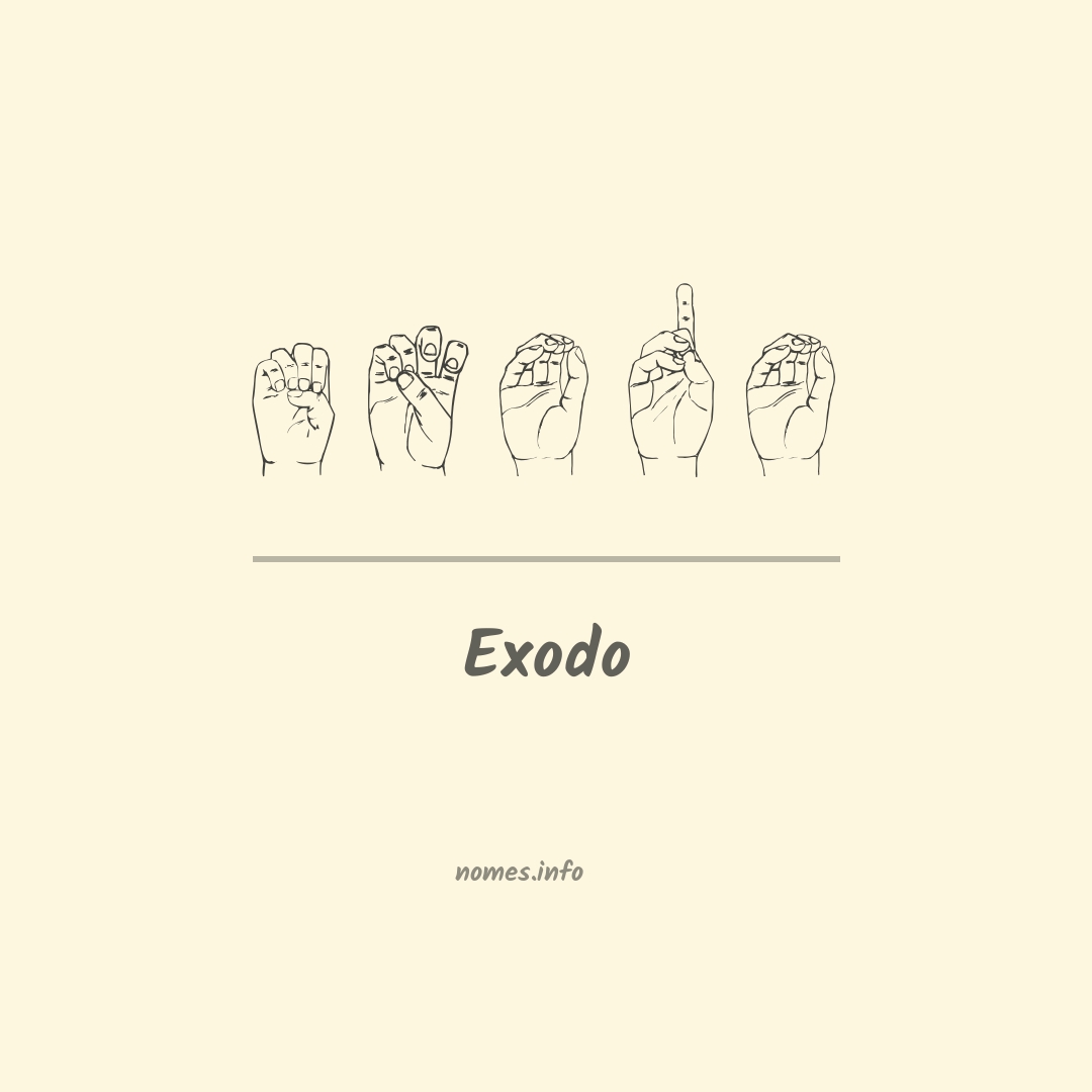 Exodo em Libras