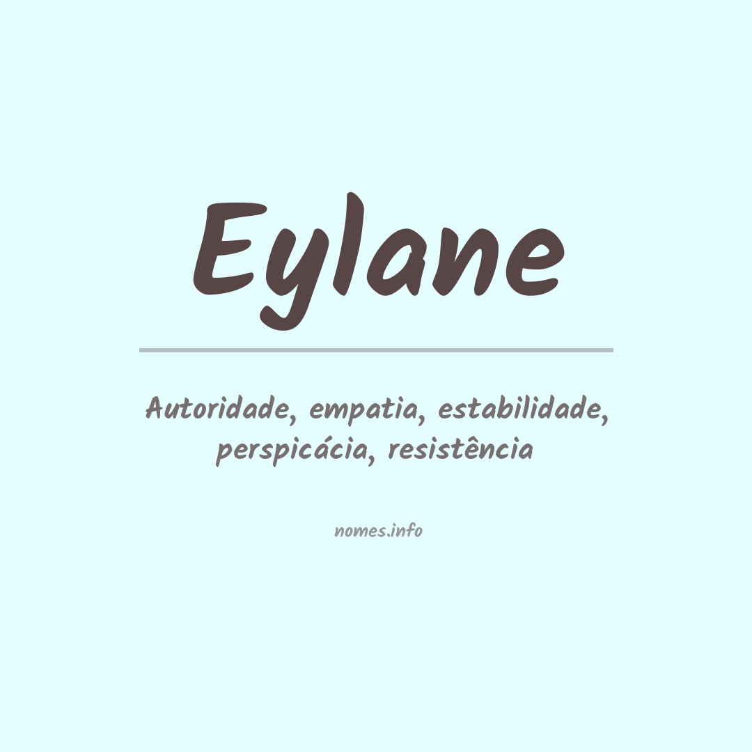 Significado do nome Eylane