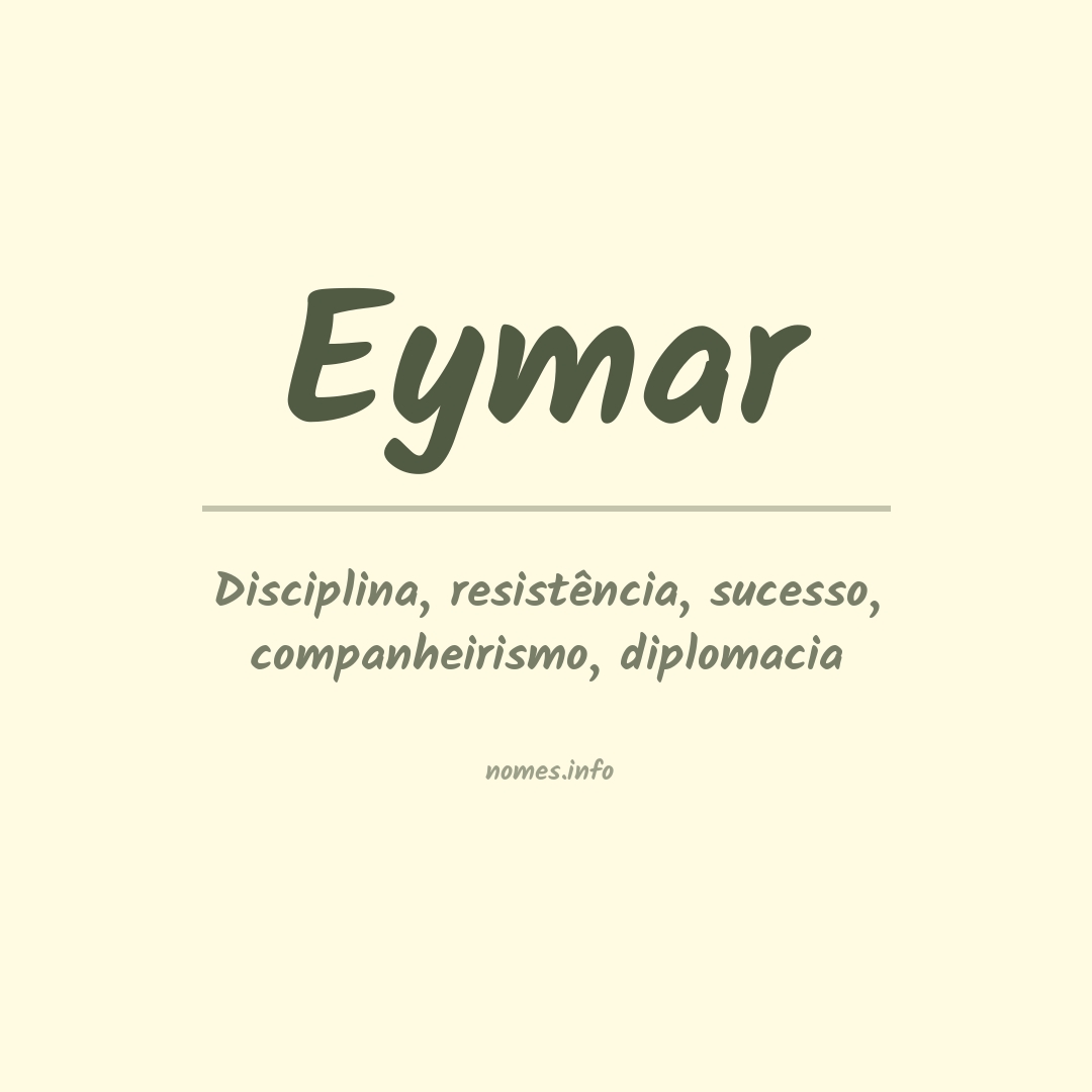 Significado do nome Eymar