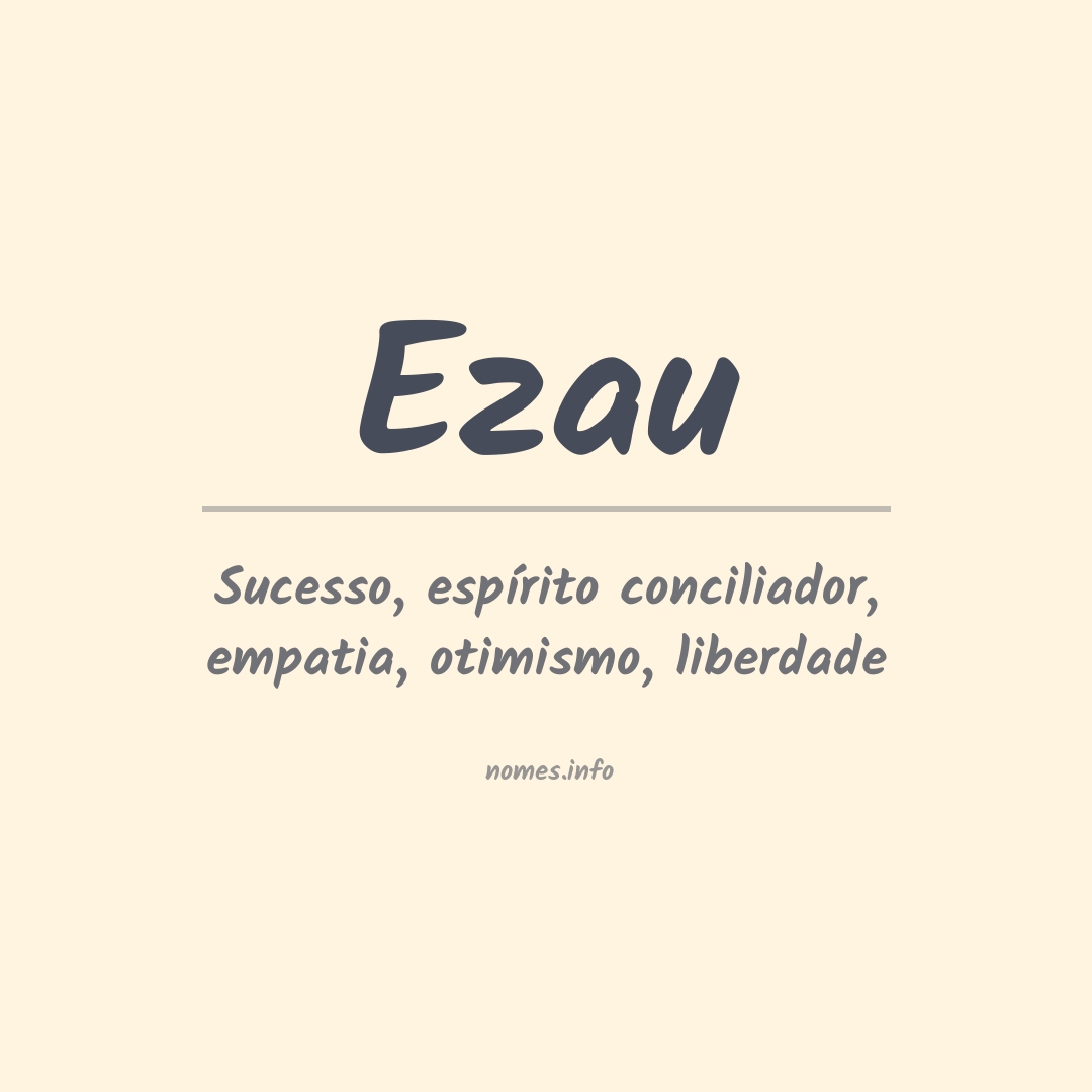 Significado do nome Ezau