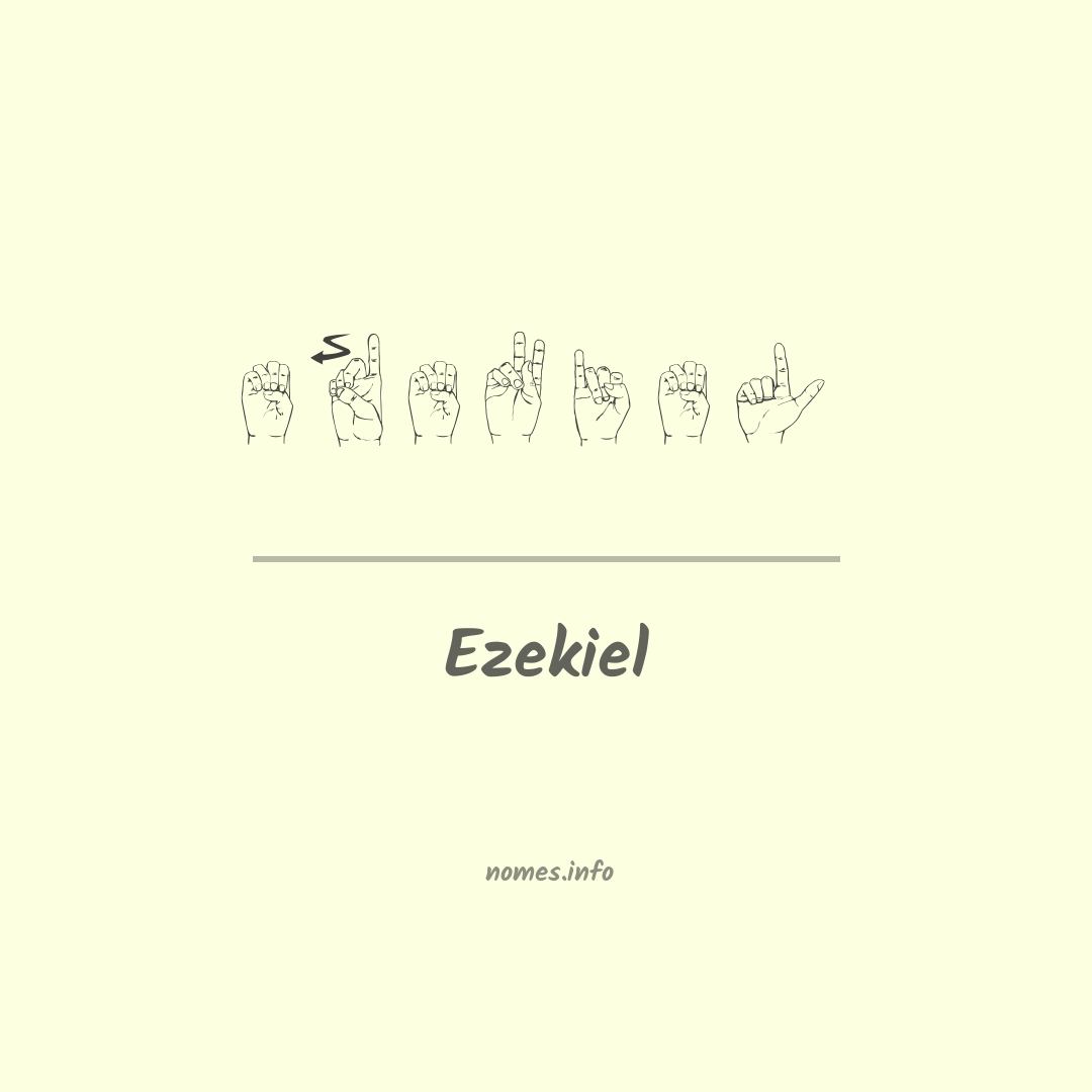 Ezekiel em Libras