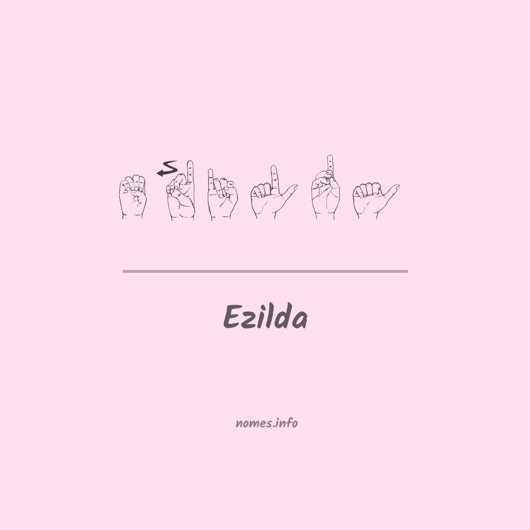Ezilda em Libras