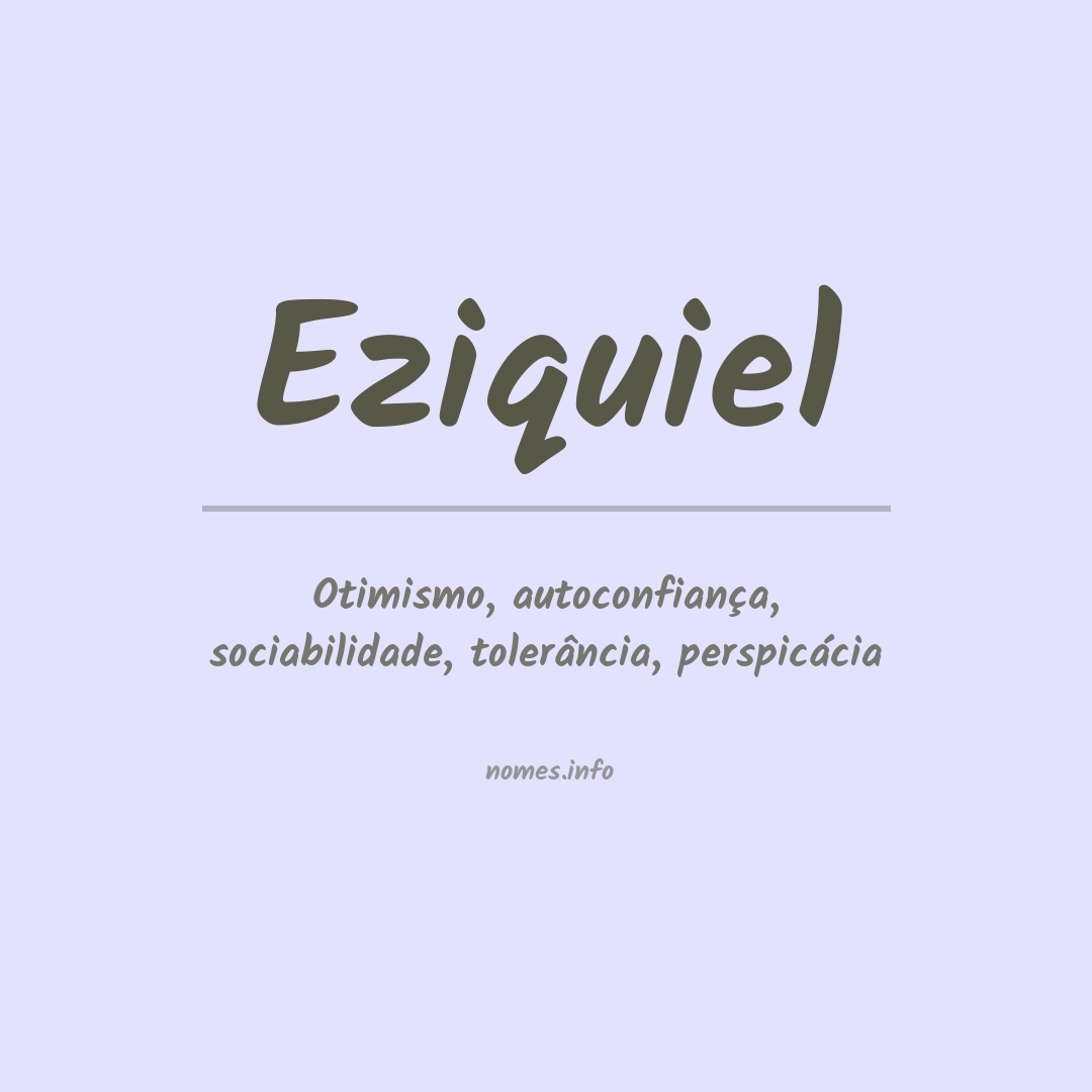 Significado do nome Eziquiel