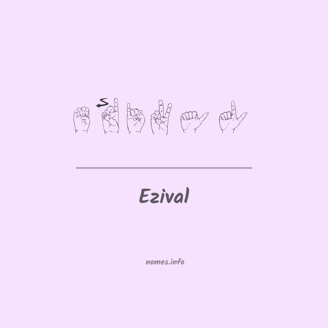 Ezival em Libras