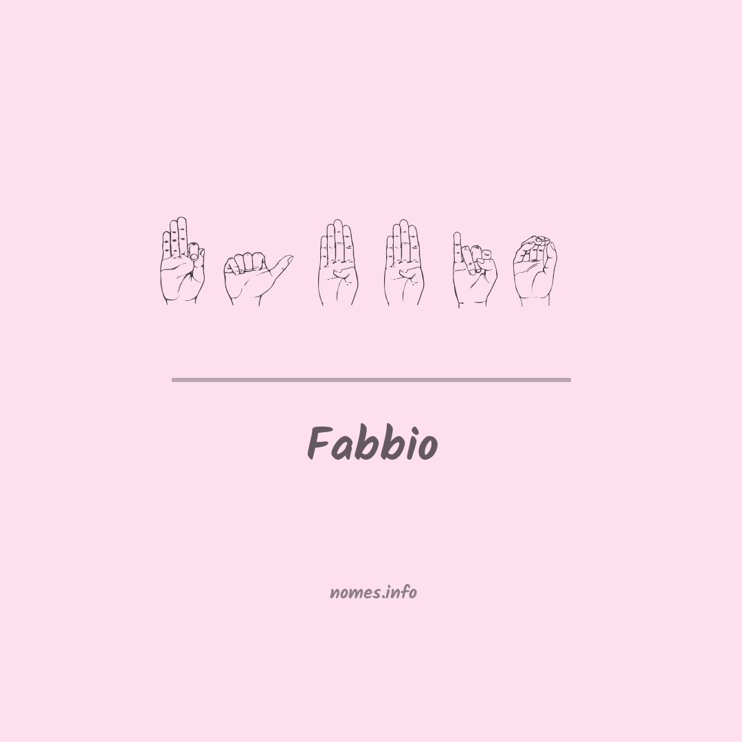 Fabbio em Libras