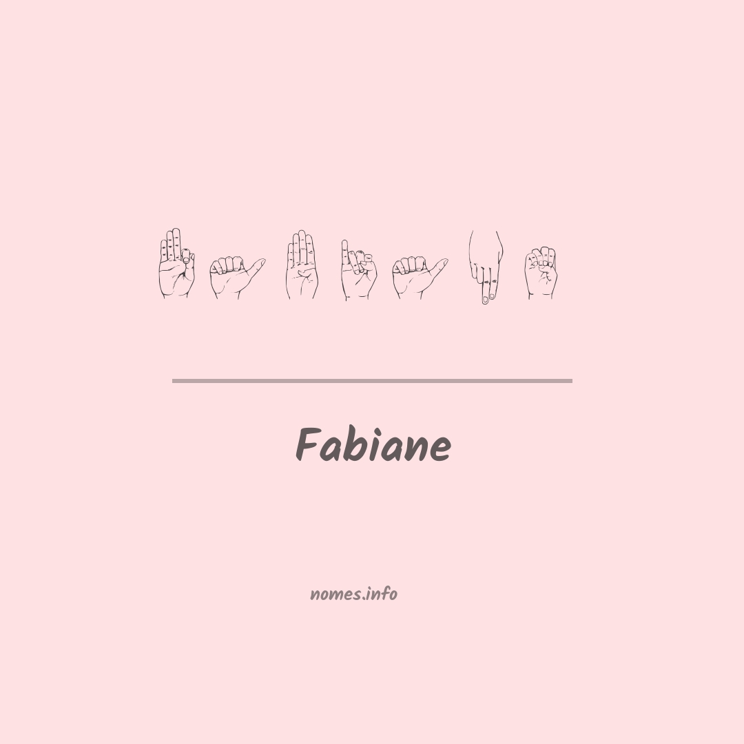 Fabiane em Libras