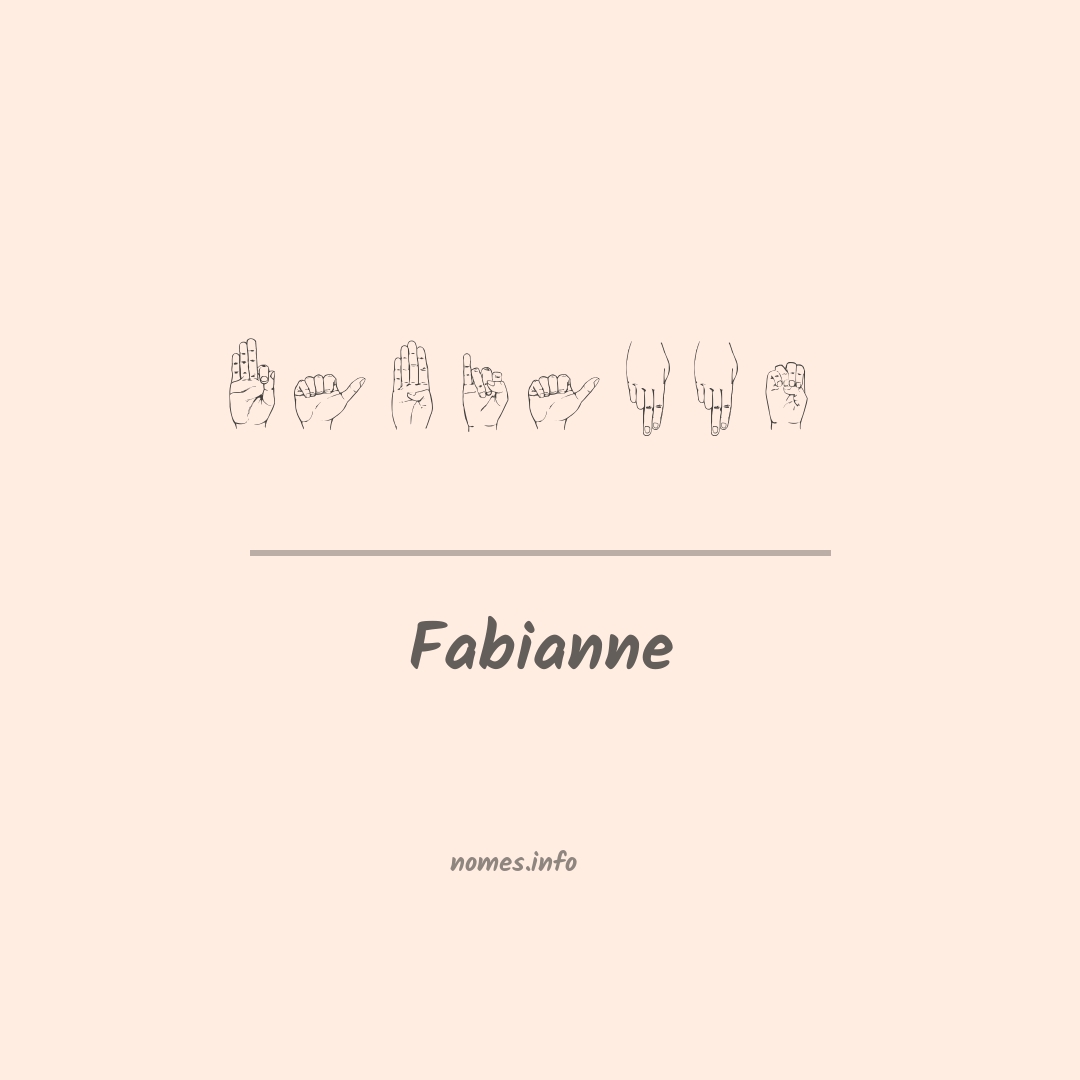 Fabianne em Libras