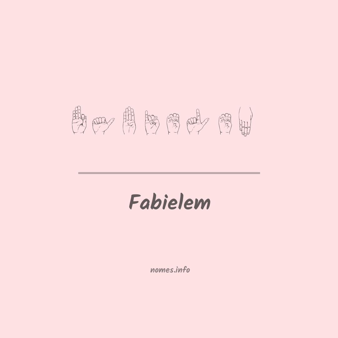 Fabielem em Libras