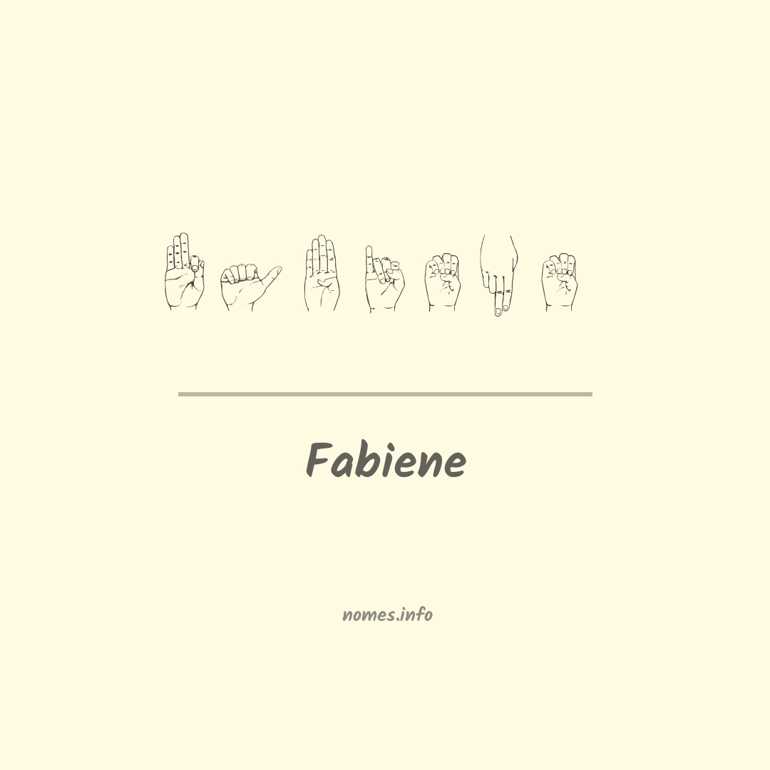 Fabiene em Libras