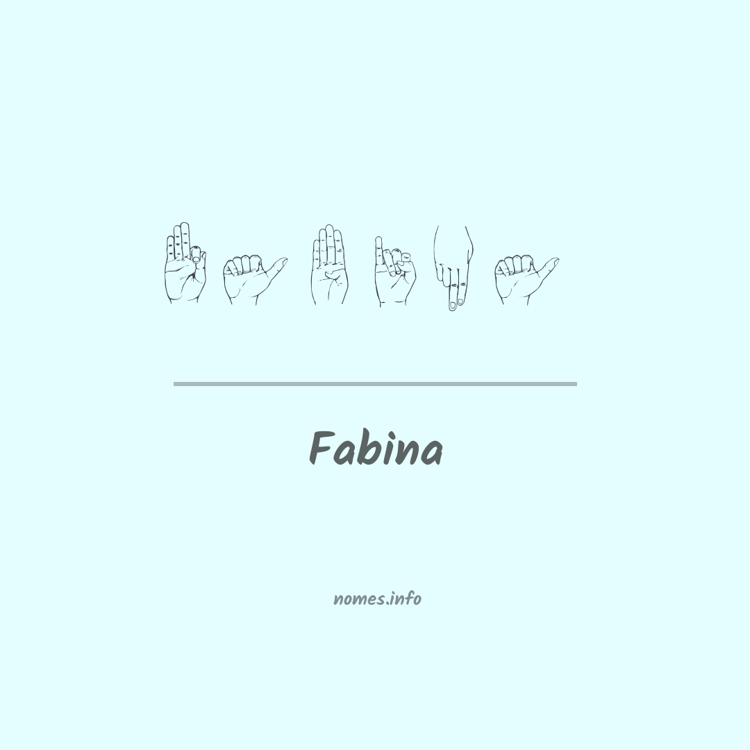 Fabina em Libras