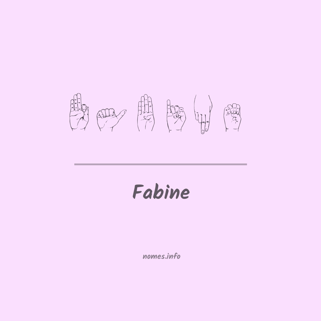 Fabine em Libras