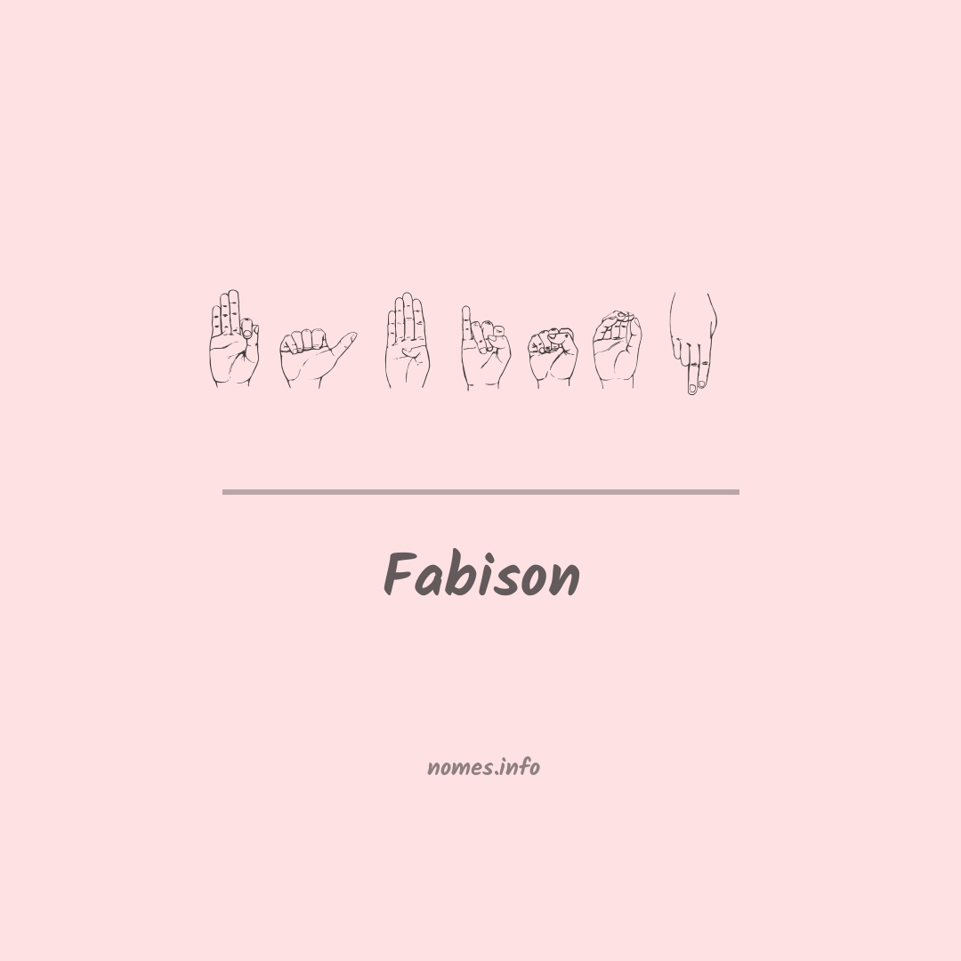 Fabison em Libras