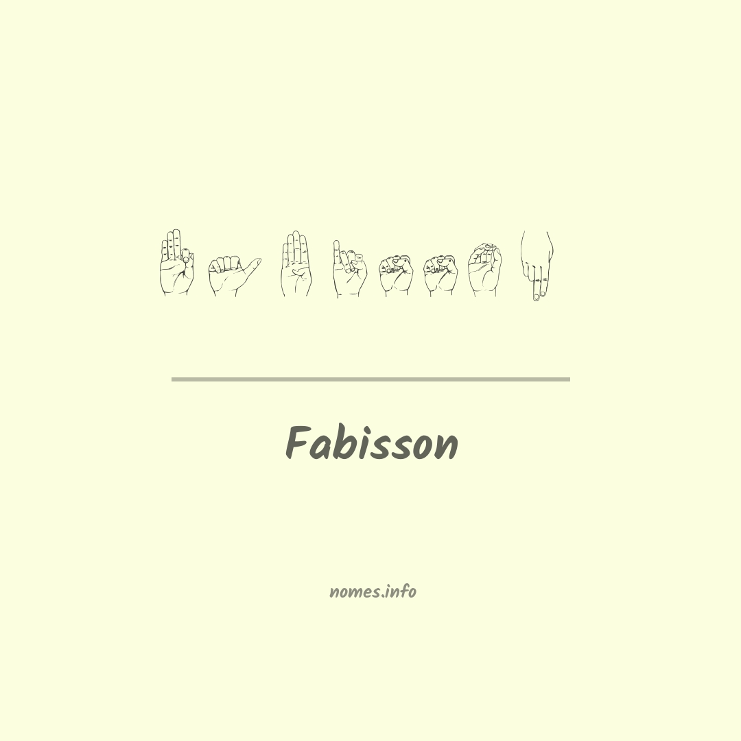 Fabisson em Libras
