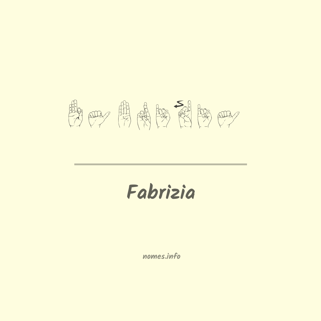Fabrizia em Libras
