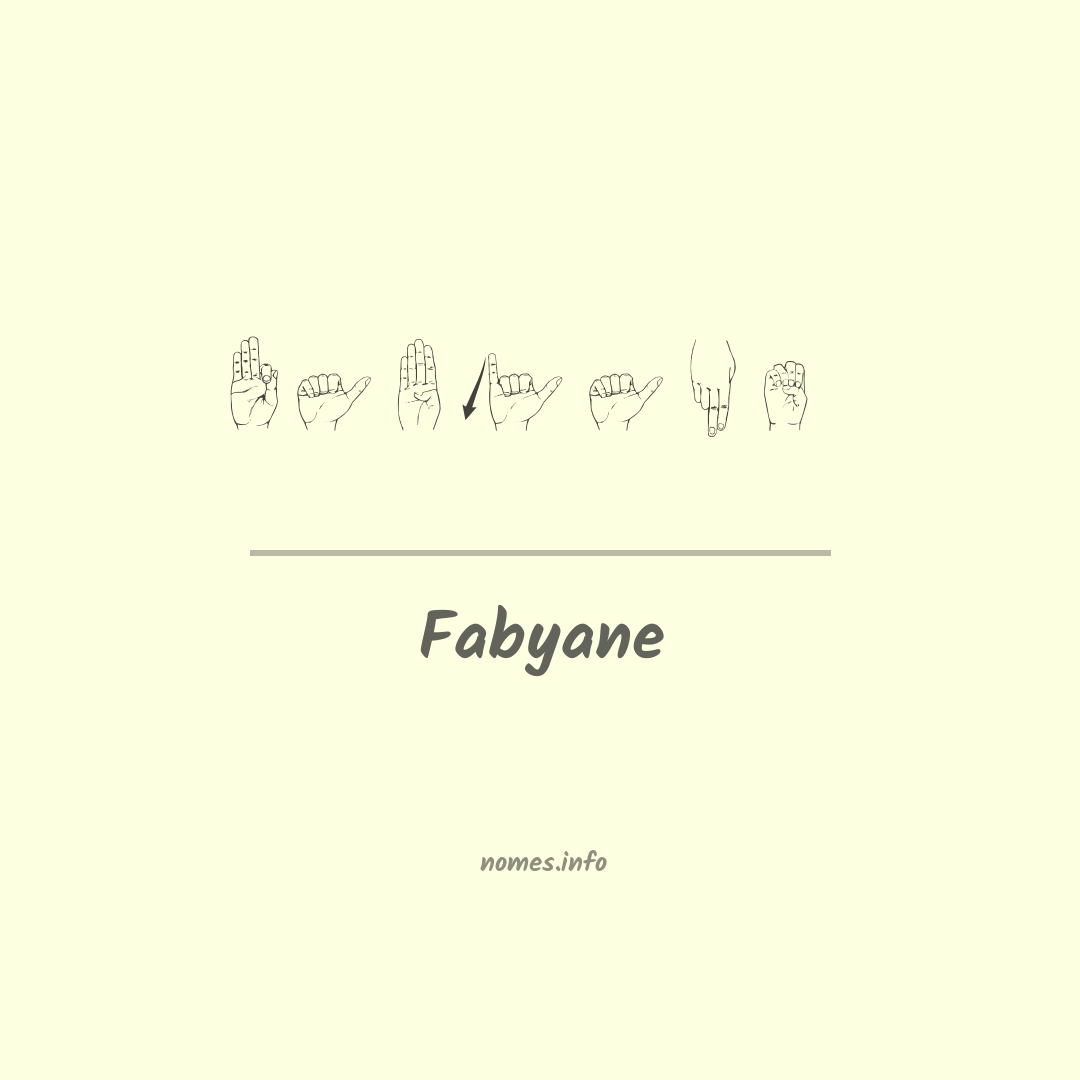 Fabyane em Libras
