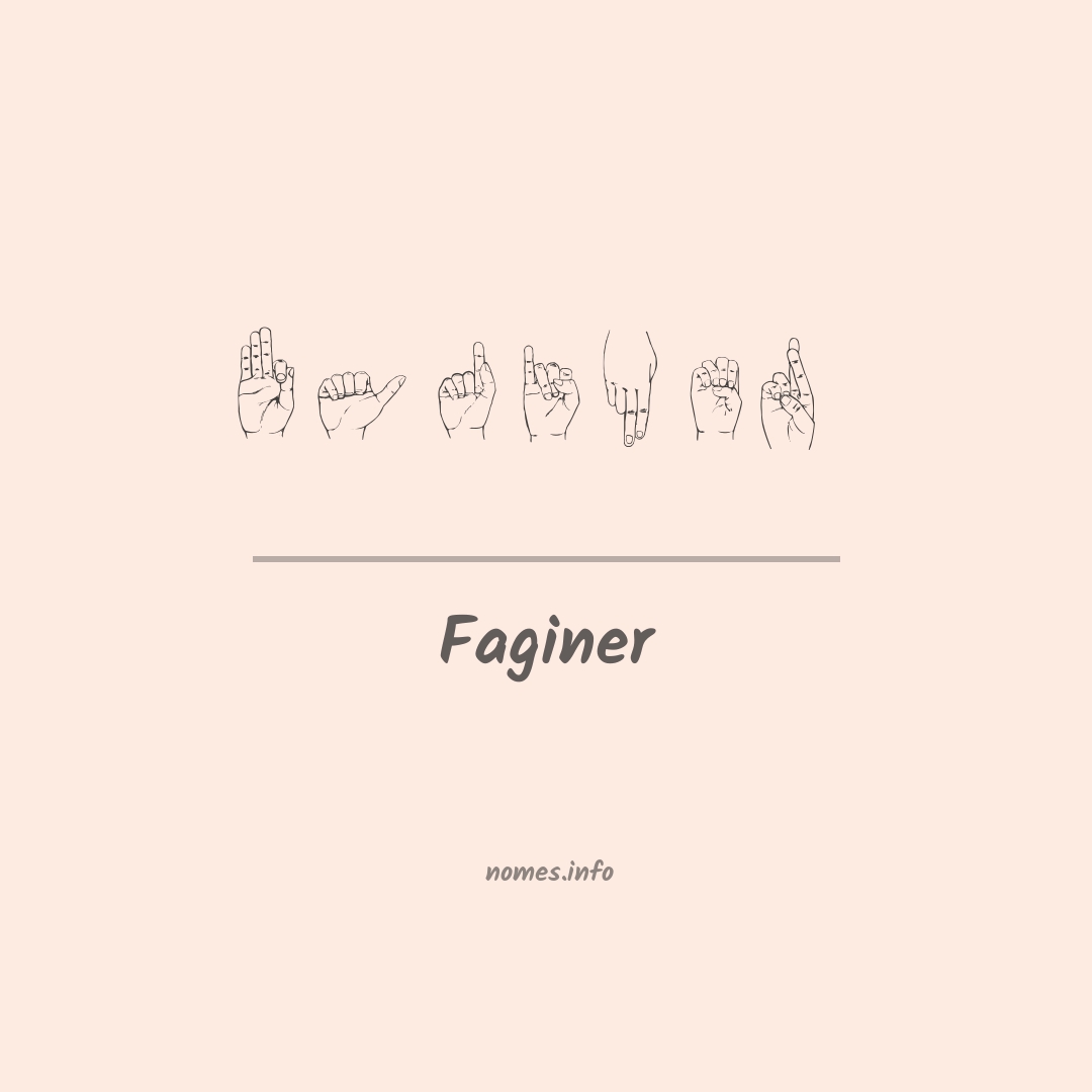Faginer em Libras