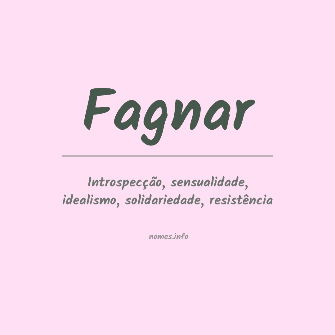 Significado do nome Fagnar