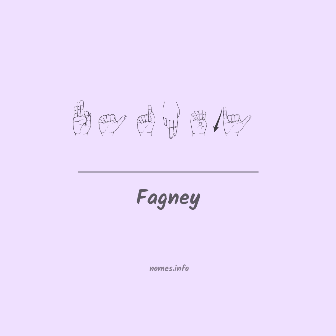 Fagney em Libras
