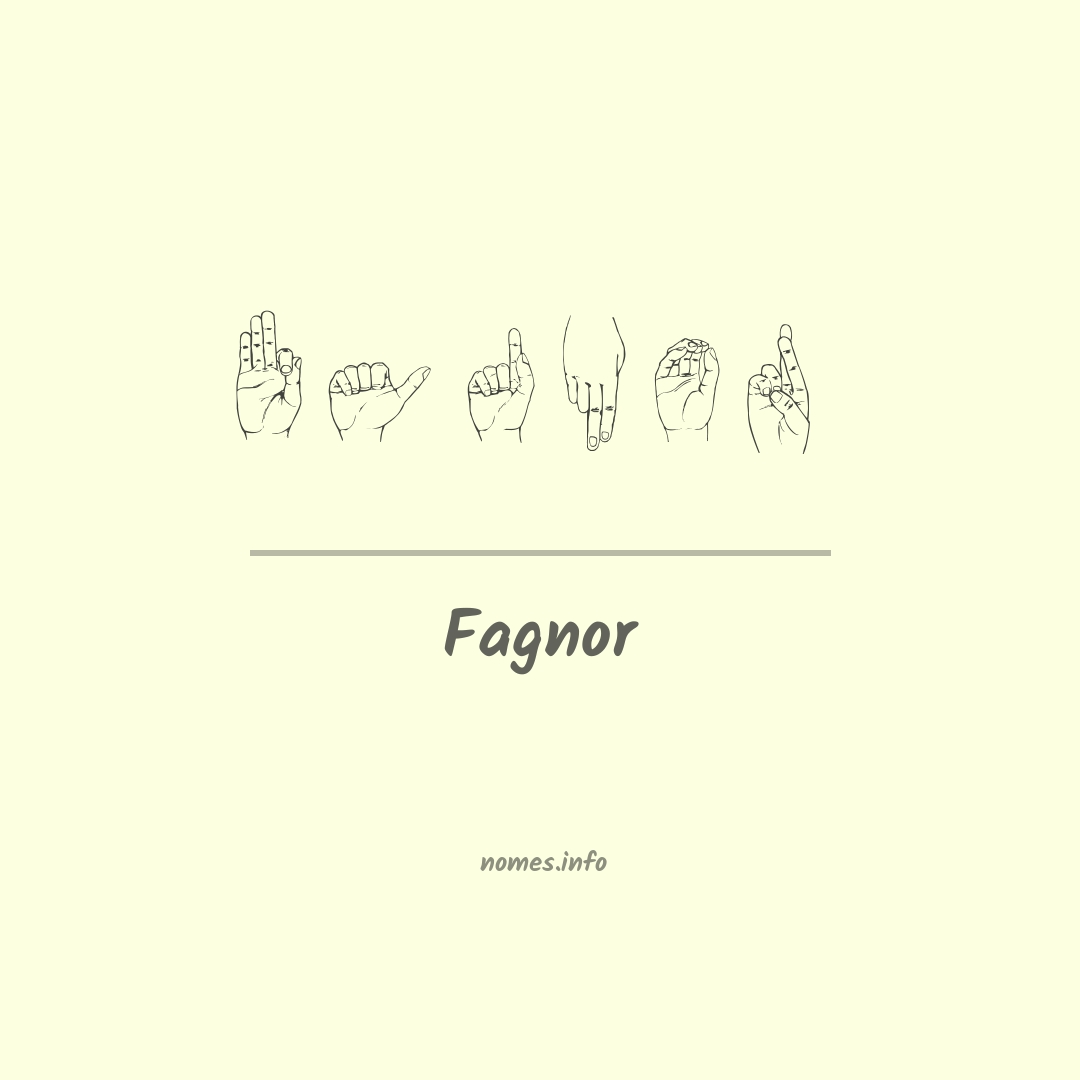 Fagnor em Libras