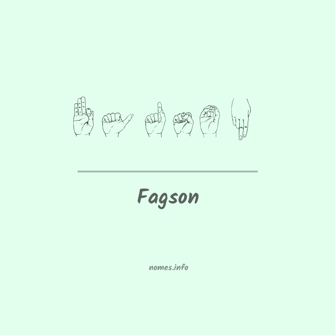 Fagson em Libras