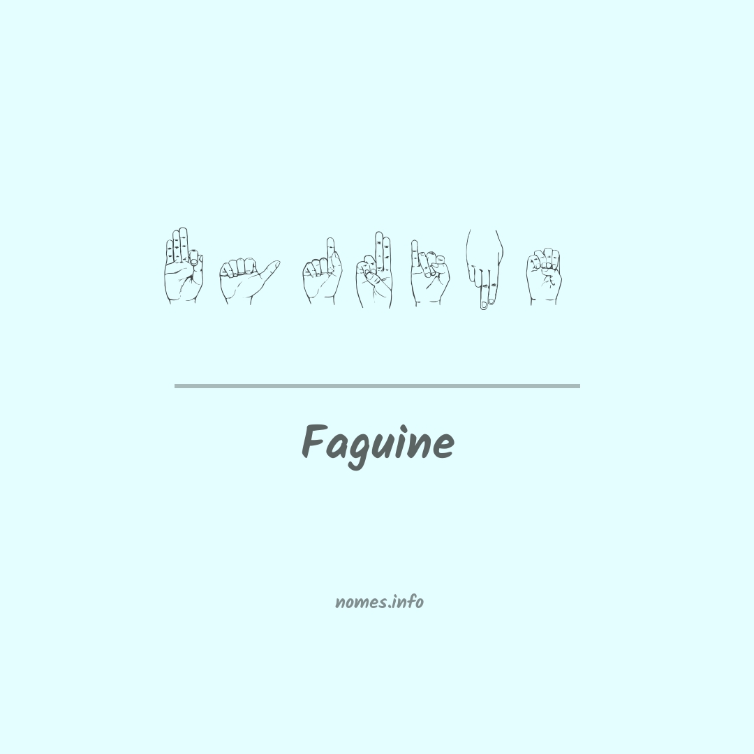 Faguine em Libras