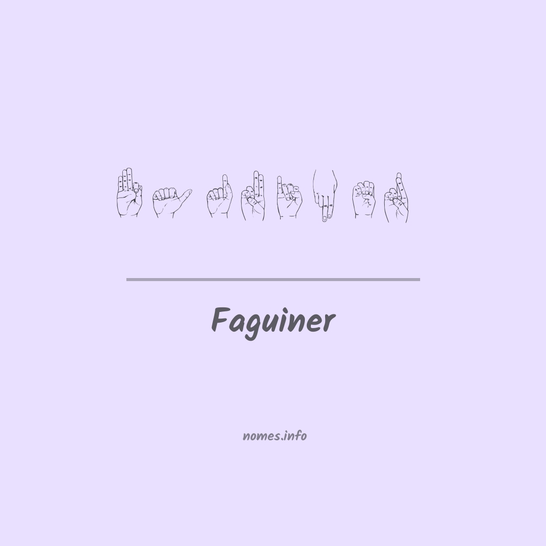 Faguiner em Libras