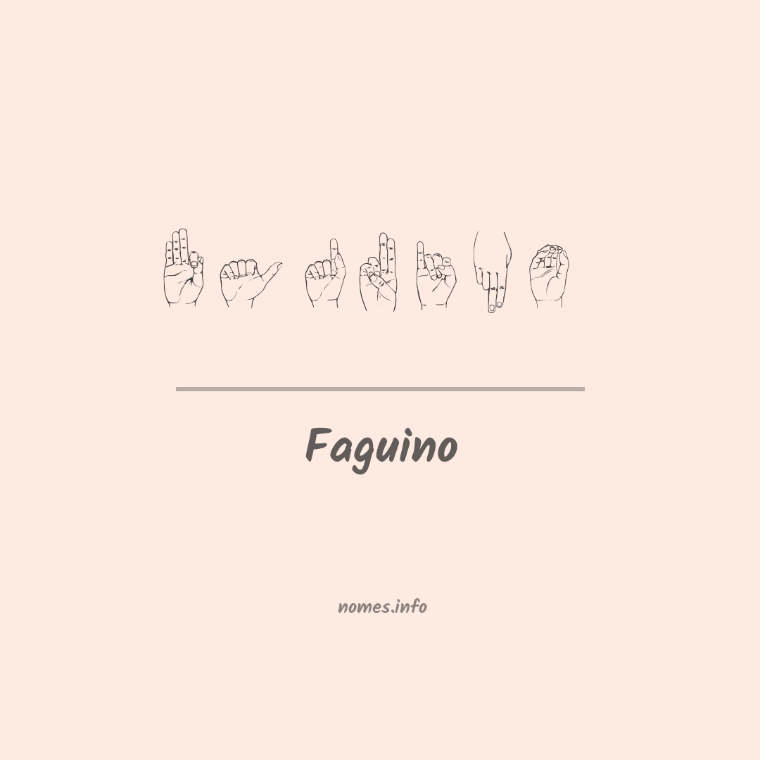 Faguino em Libras