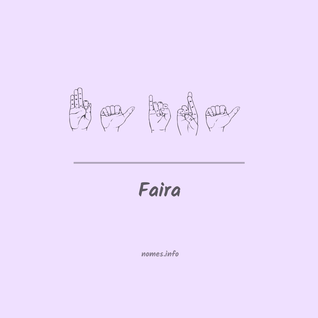 Faira em Libras