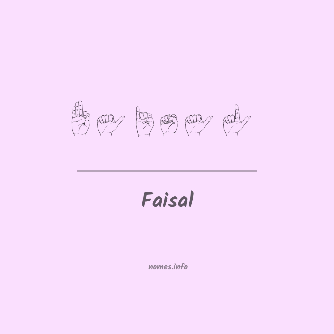Faisal em Libras
