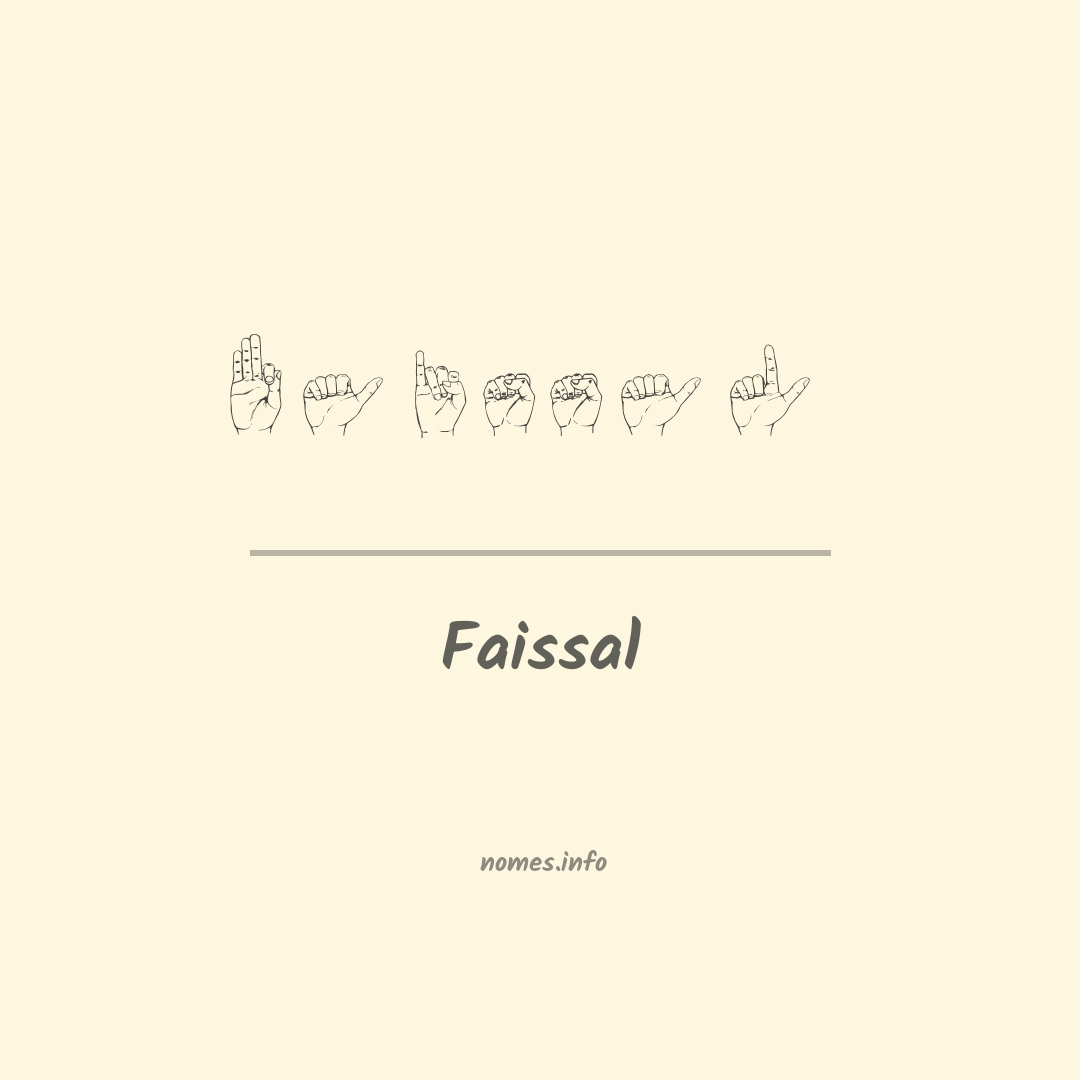 Faissal em Libras