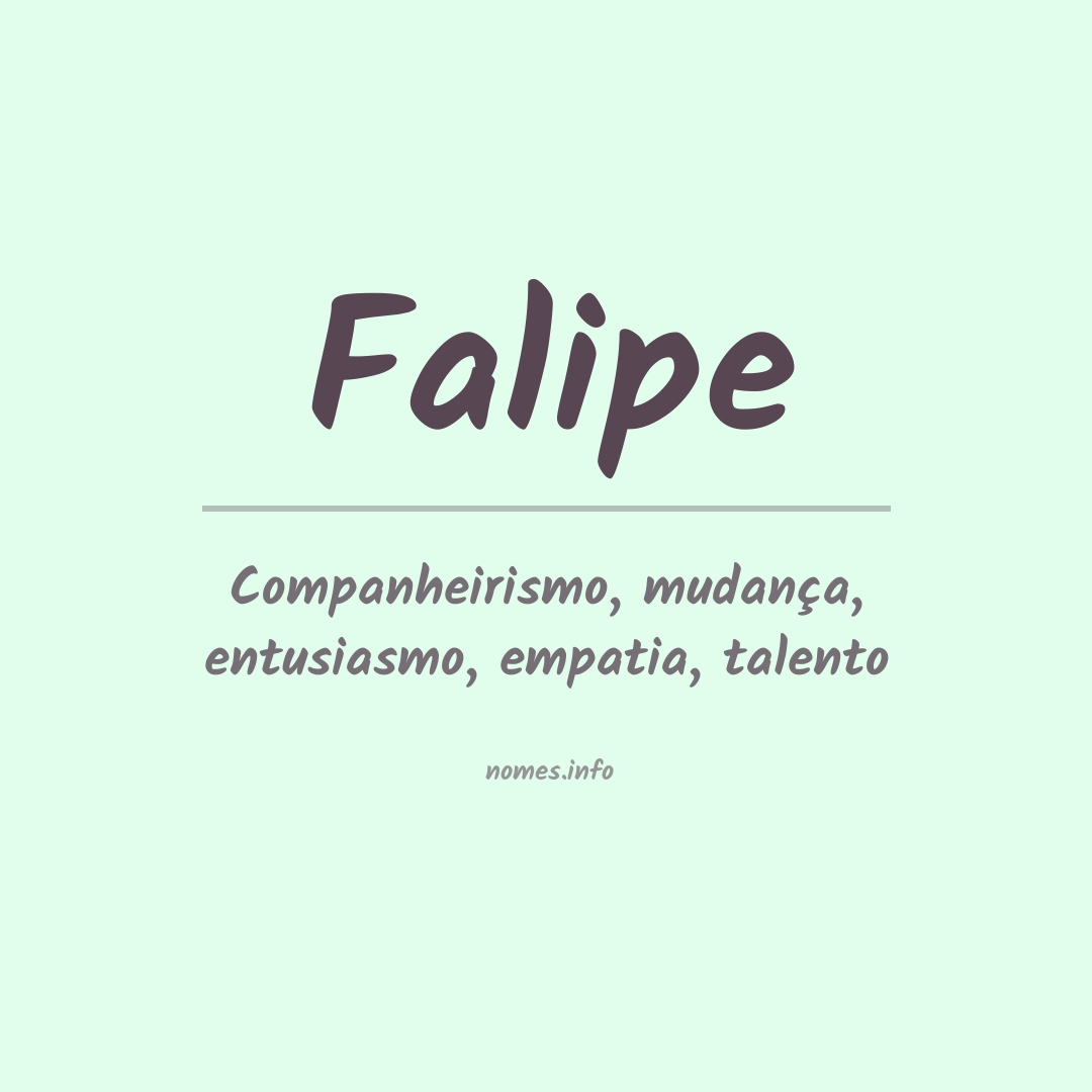 Significado do nome Falipe