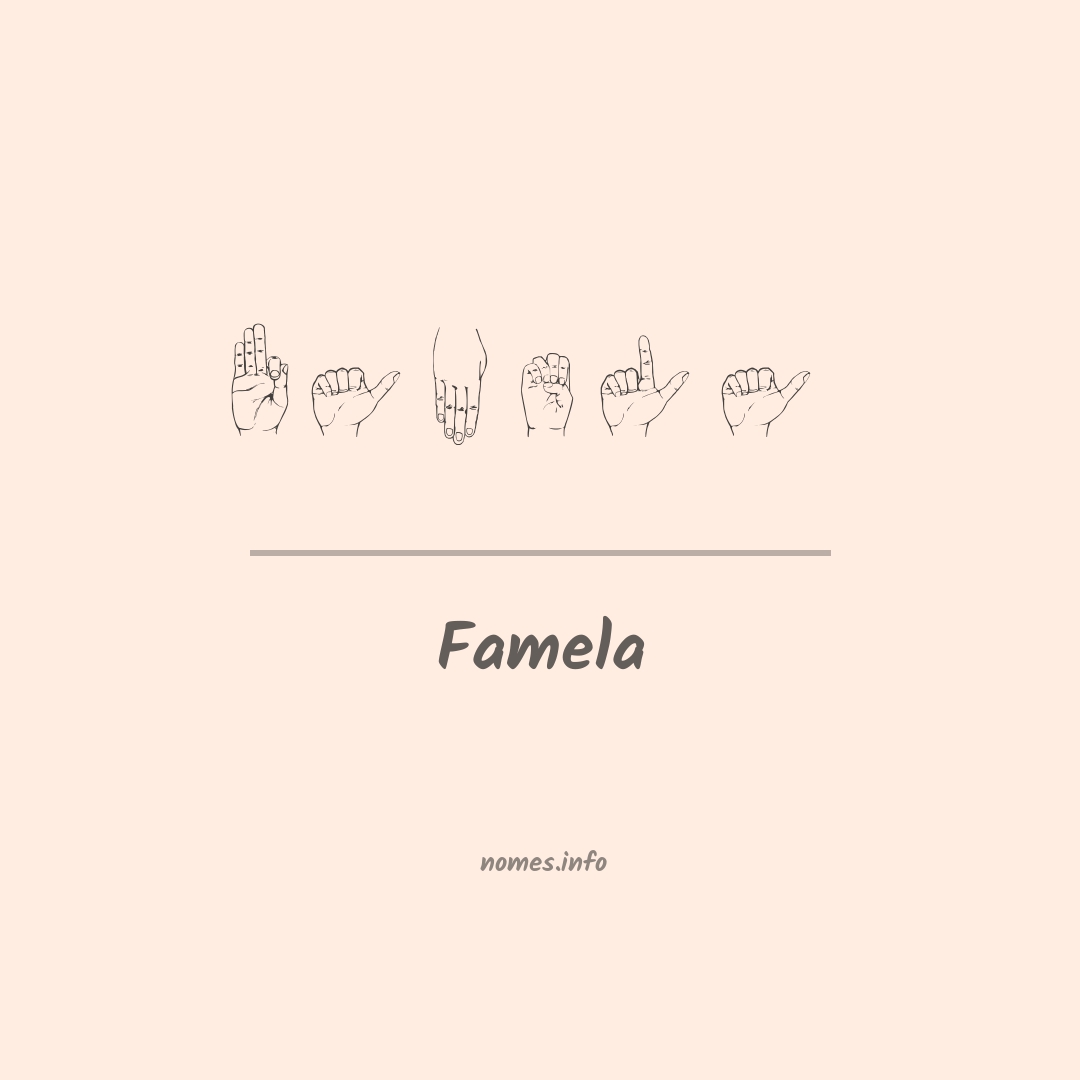 Famela em Libras
