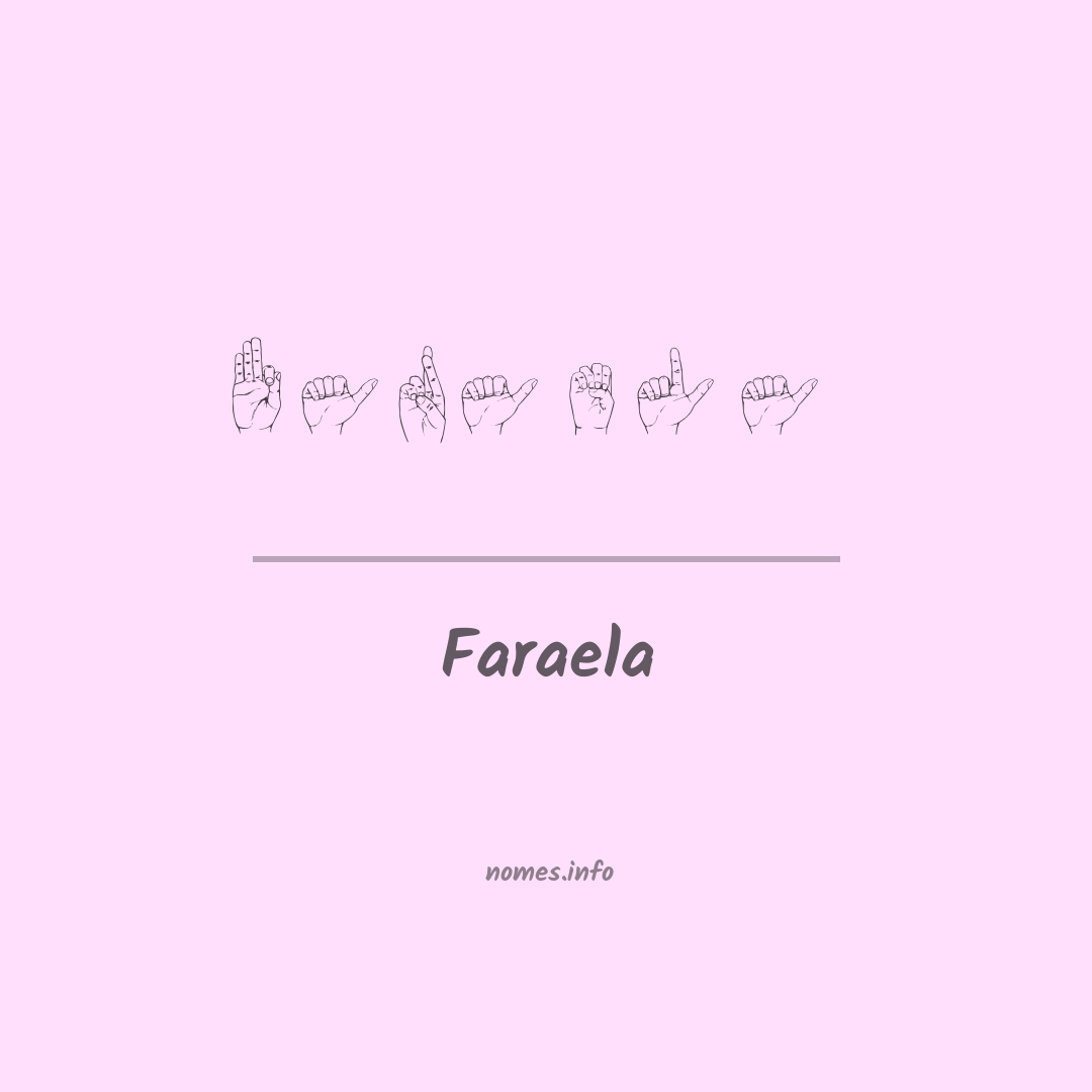 Faraela em Libras