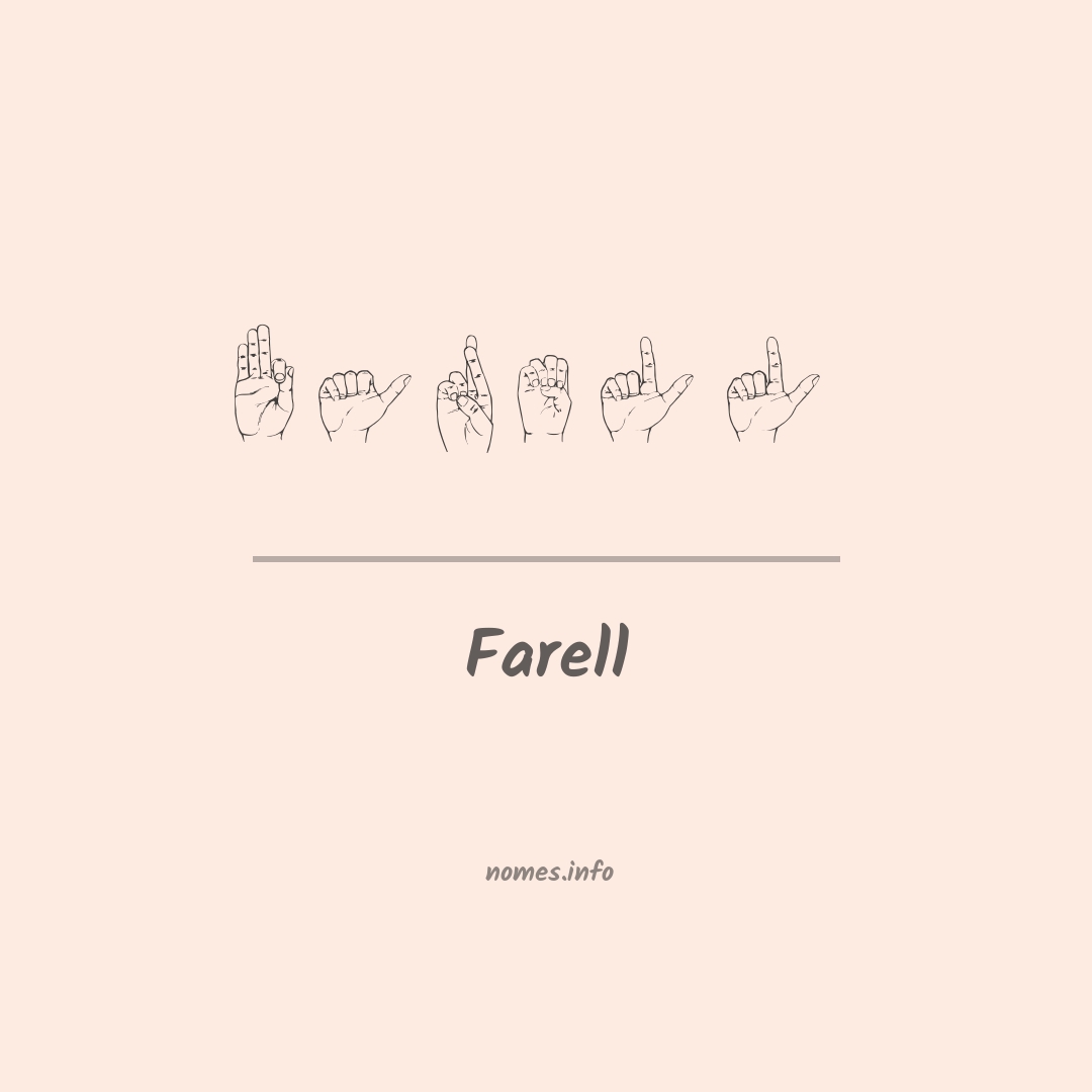 Farell em Libras