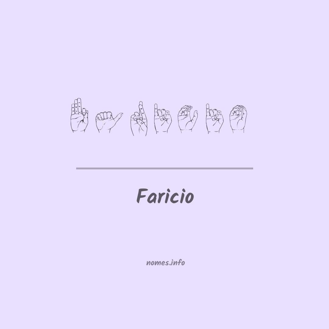 Faricio em Libras